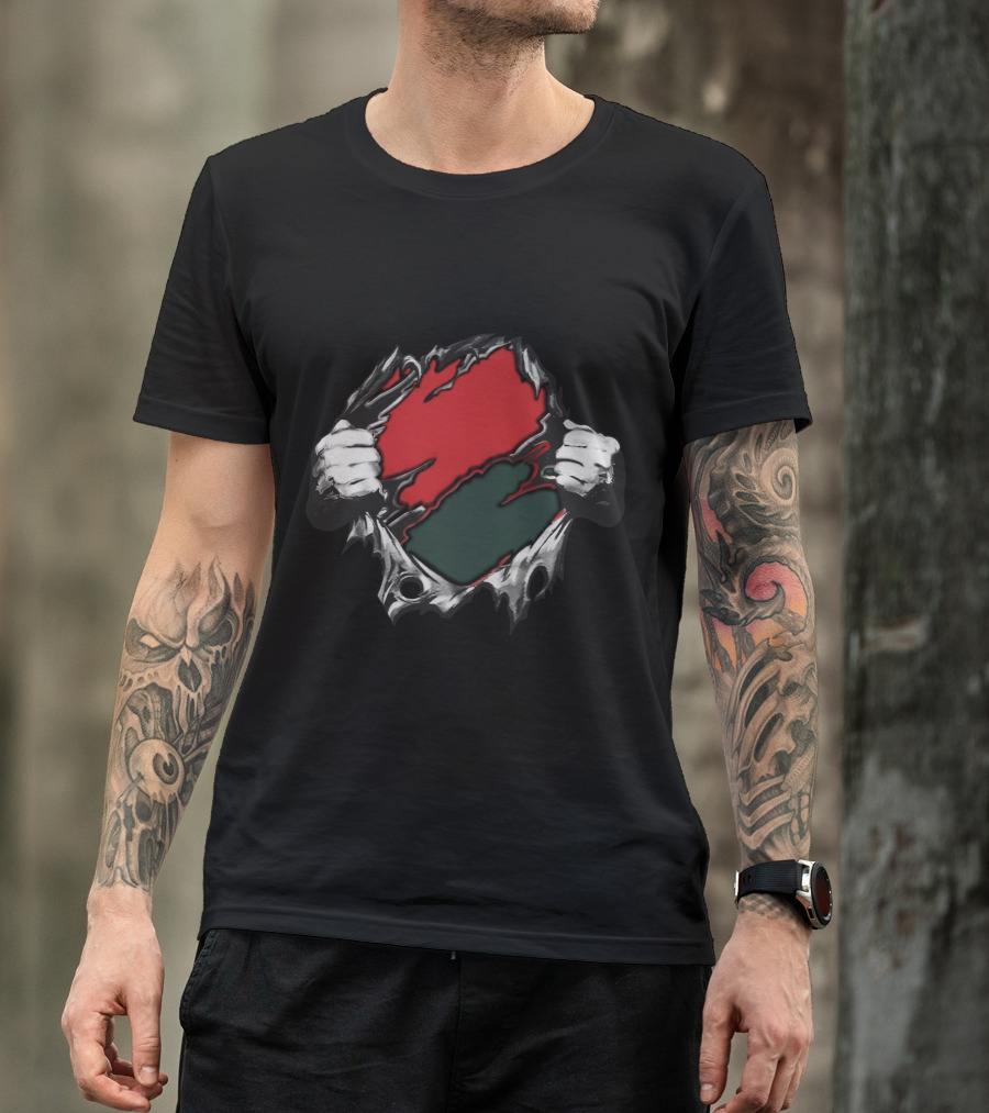 Red And Green Inner Strength Pa Ca T-Shirt
