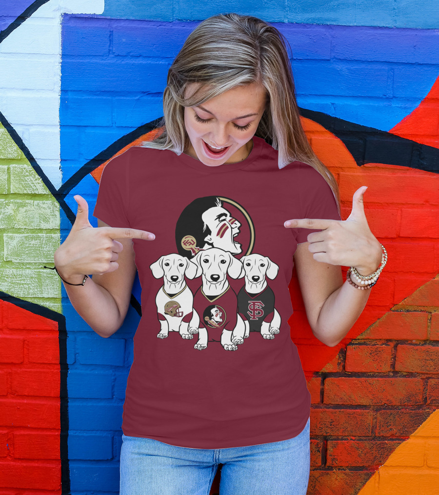 Florida State Seminoles Dogs T-Shirt