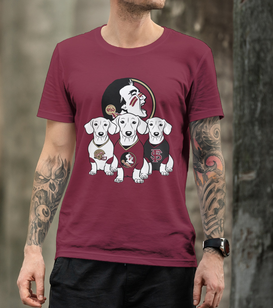 Florida State Seminoles Dogs T-Shirt