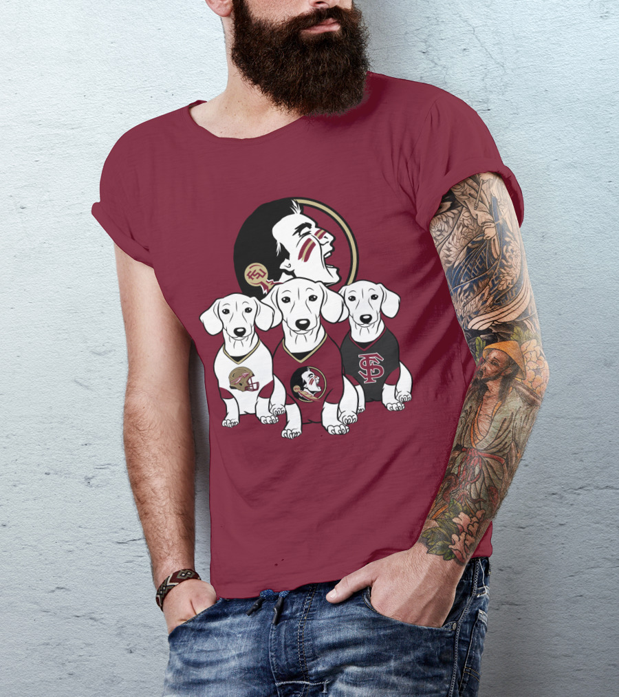 Florida State Seminoles Dogs T-Shirt
