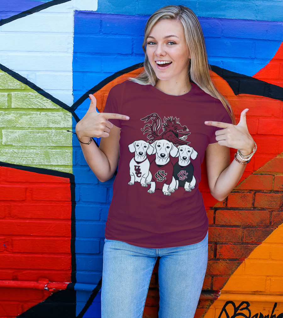 Usc Gamecocks Dogs T-Shirt
