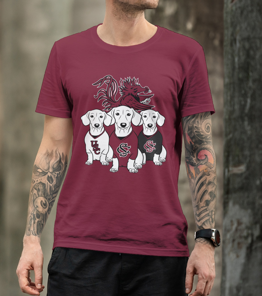 Usc Gamecocks Dogs T-Shirt