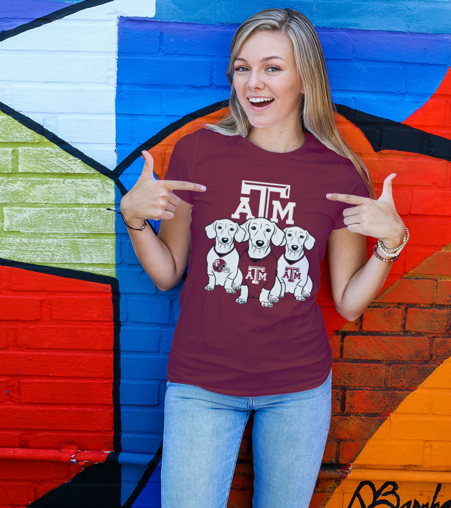 Texas A&M Dog Trio T-Shirt