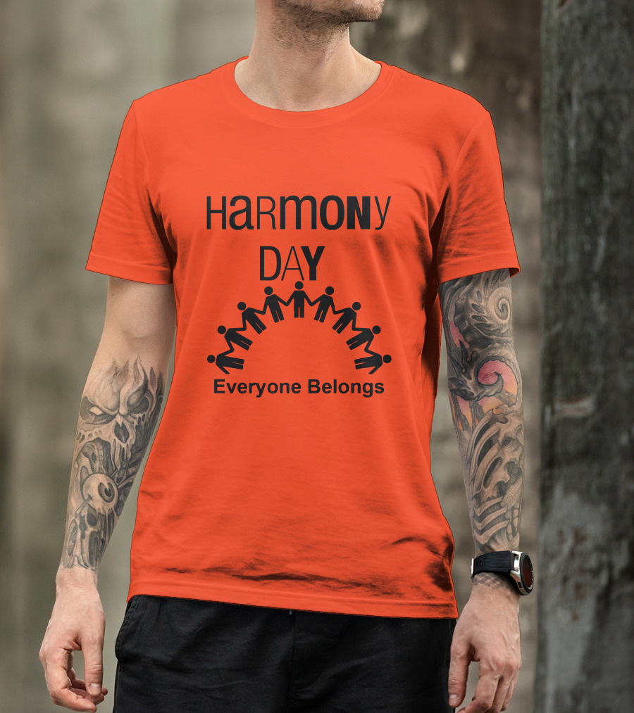 Harmony Day 21 March Everyone Belongs T-Shirt