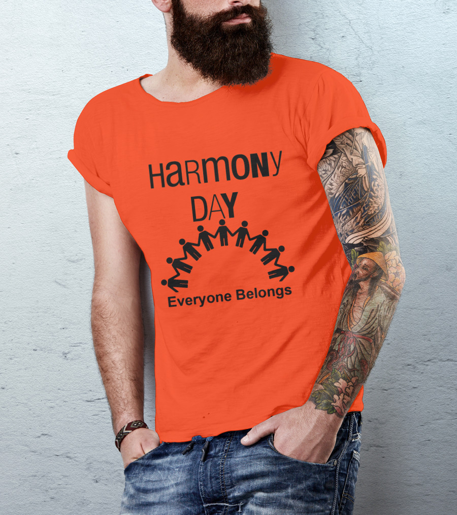 Harmony Day 21 March Everyone Belongs T-Shirt