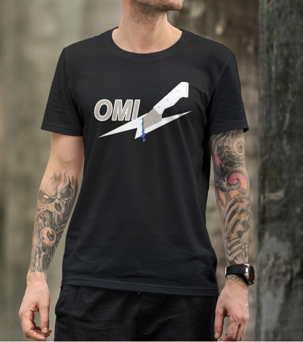 OMI Knife Stab Graphic Reloaded Merch T-Shirt