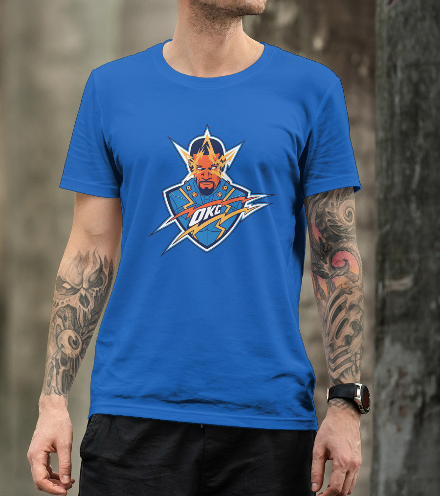 OKC Electro NBA Thunder Inspired T-Shirt