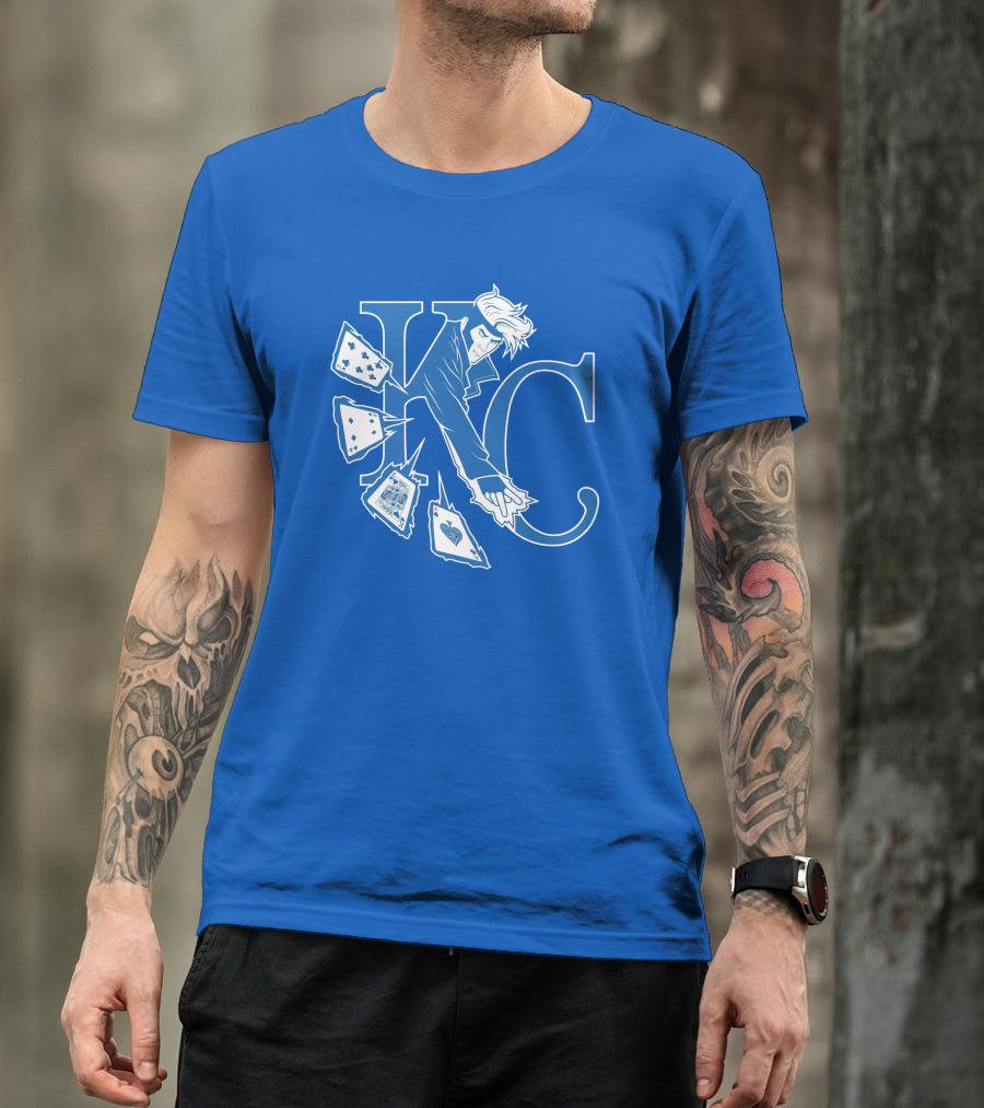 Kansas City Gambits MLB Playing Cards KC T-Shirt