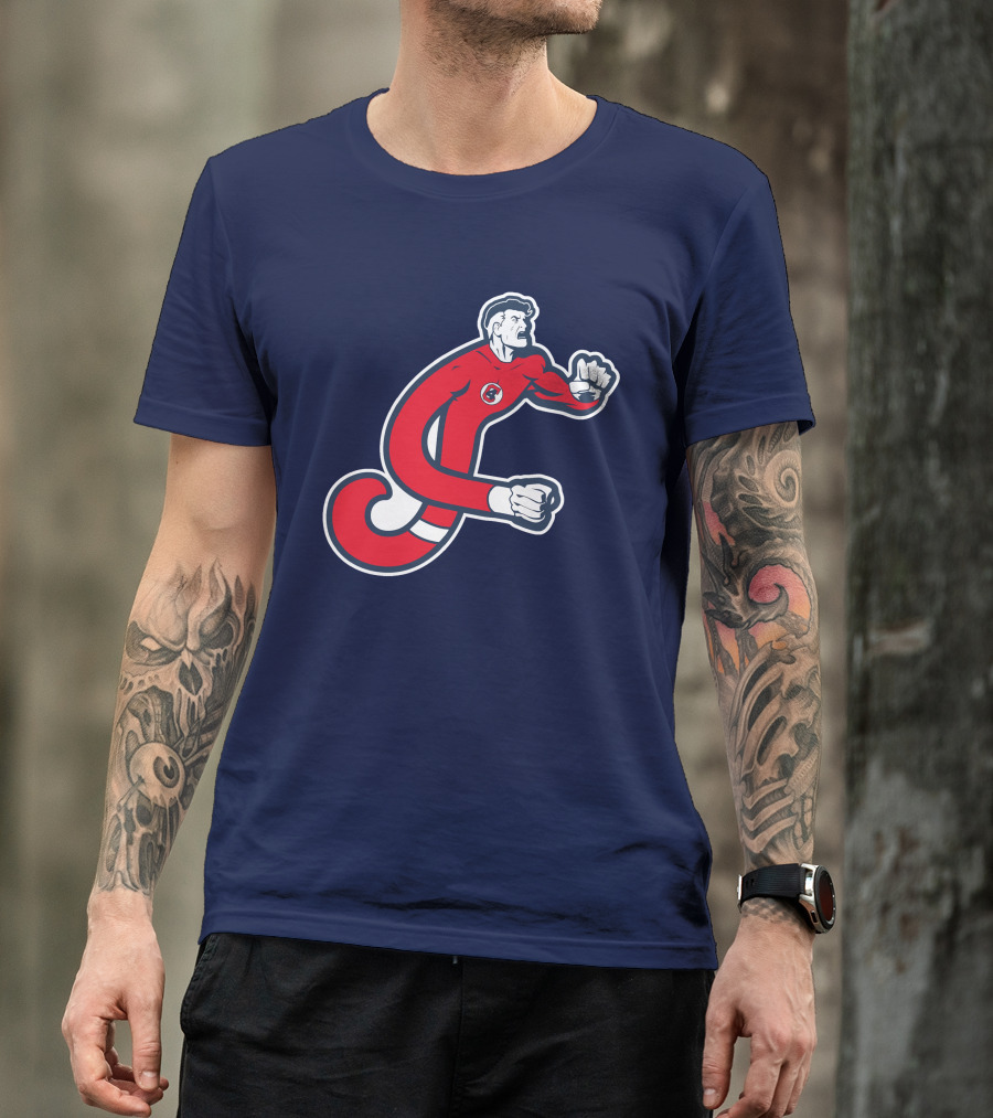 Cleveland Mr. Fantastics MLB Stretching Superhero T-Shirt