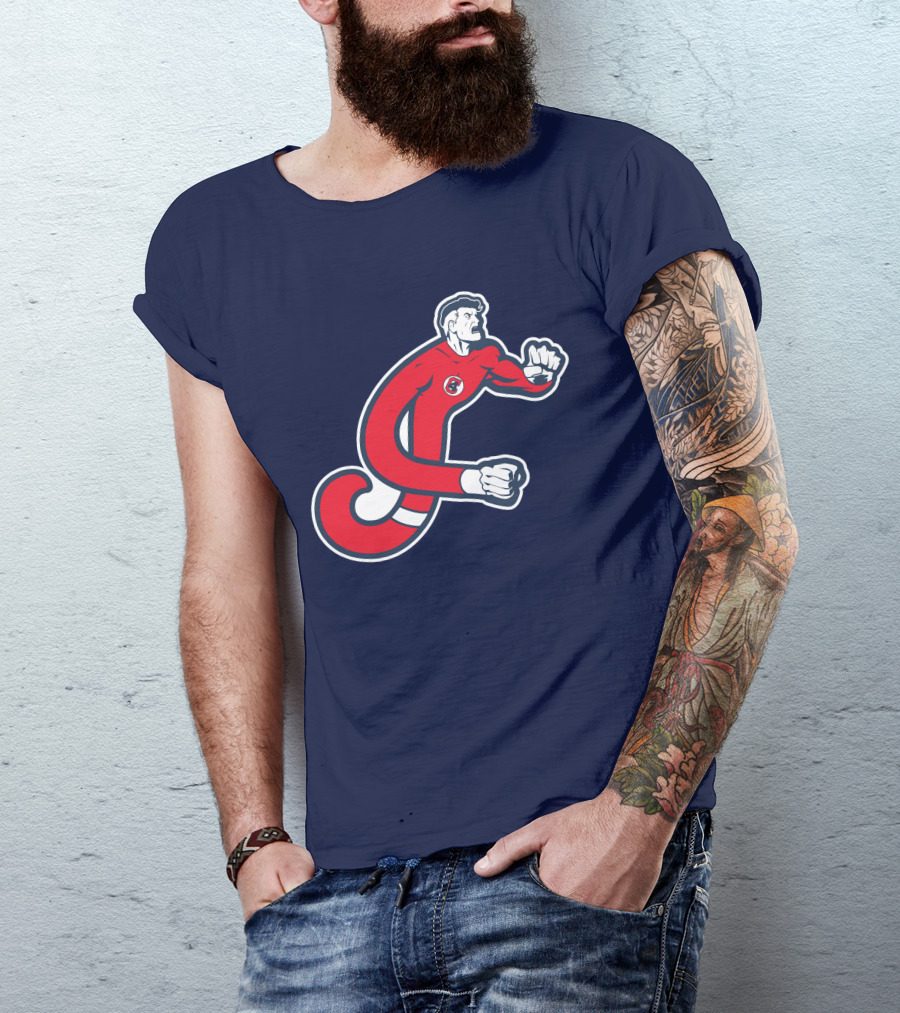 Cleveland Mr. Fantastics MLB Stretching Superhero T-Shirt