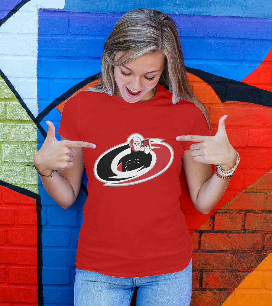 Carolina Hellraisers NHL Horror-Themed Hockey T-Shirt