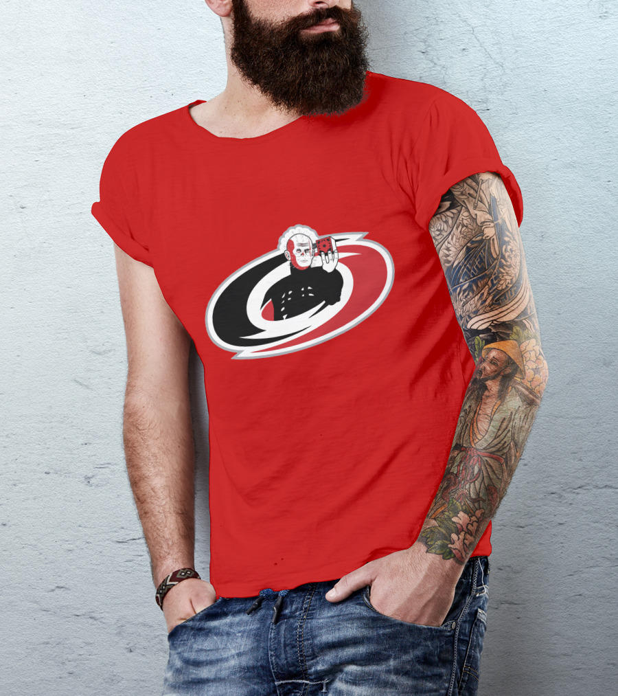 Carolina Hellraisers NHL Horror-Themed Hockey T-Shirt