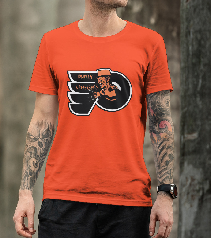 Philly Kruegers NHL Horror Hockey Fusion T-Shirt