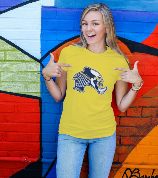 Nashville Predators Logo Iconic Saber-Tooth Tiger Head T-Shirt