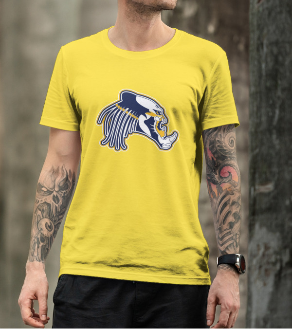 Nashville Predators Logo Iconic Saber-Tooth Tiger Head T-Shirt