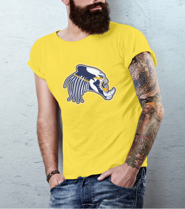 Nashville Predators Logo Iconic Saber-Tooth Tiger Head T-Shirt