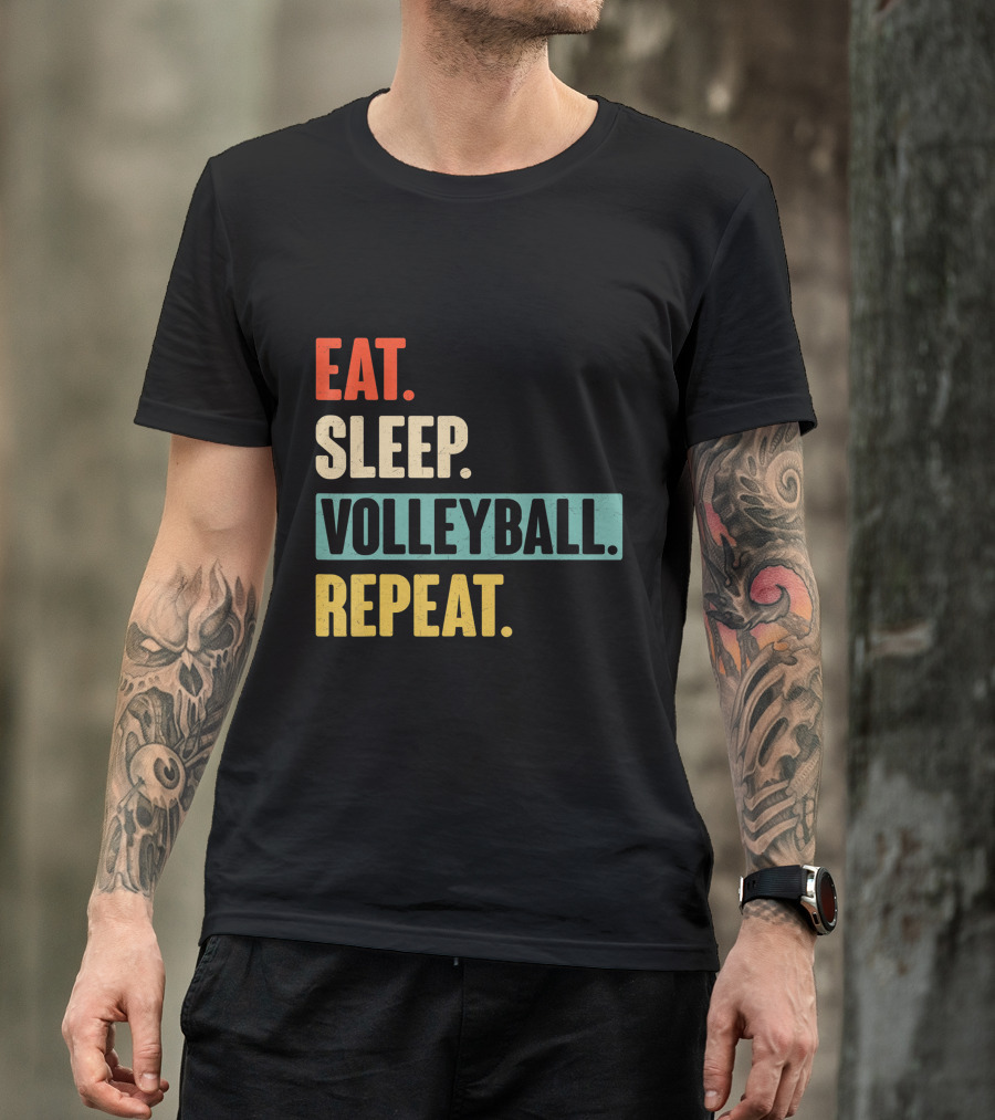 Eat Sleep Volleyball Repeat Vintage Volleyball Classic T-Shirt