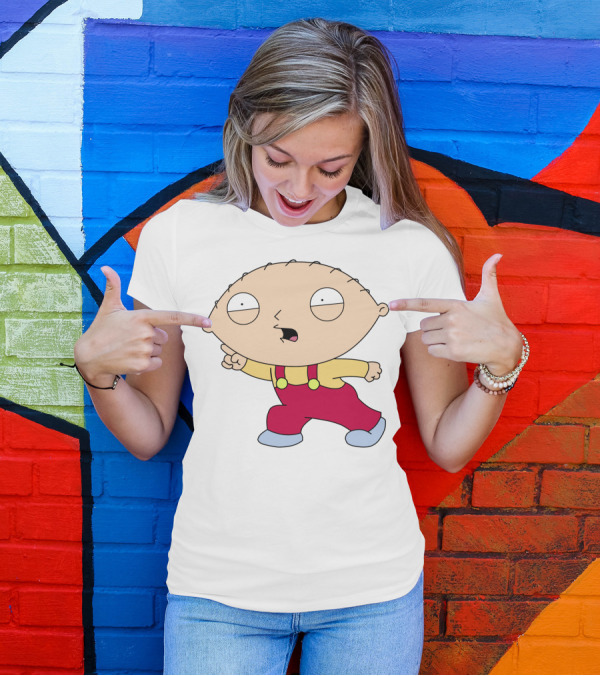Stewie Griffin Angry Pose Family Guy Character T-Shirt