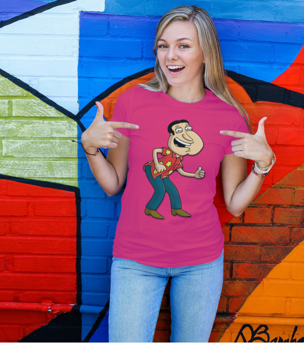 Glenn Quagmire Family Guy Thumbs Up Hawaiian Shirt Character T-Shirt