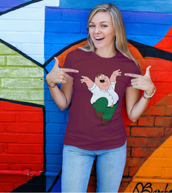 Peter Griffin Jumping Pose Family Guy T-Shirt