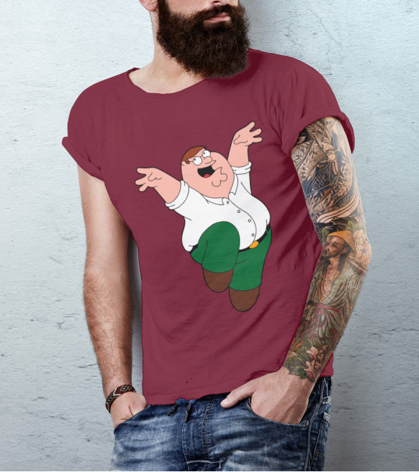 Peter Griffin Jumping Pose Family Guy T-Shirt