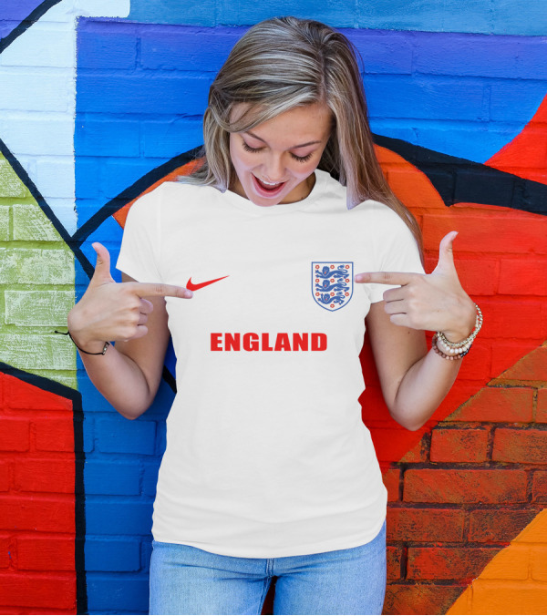 England Three Lions Crest T-Shirt
