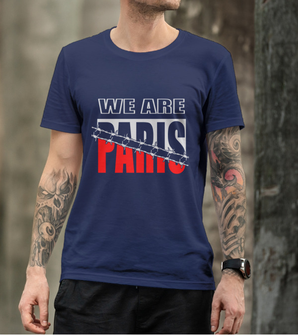 WE ARE PARIS Barbed Wire T-Shirt