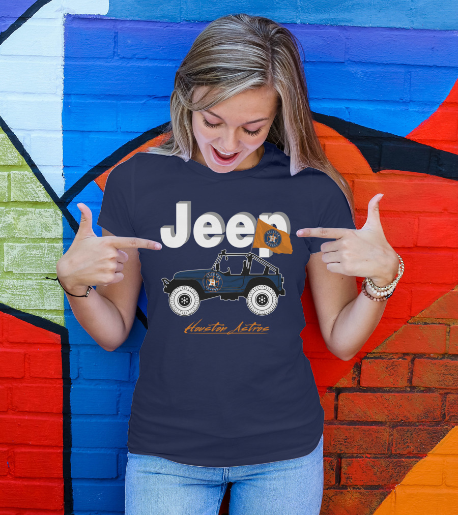 Jeep Houston Astros Flag T-Shirt