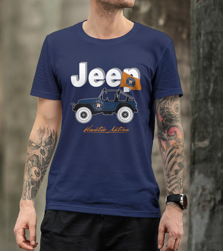 Jeep Houston Astros Flag T-Shirt