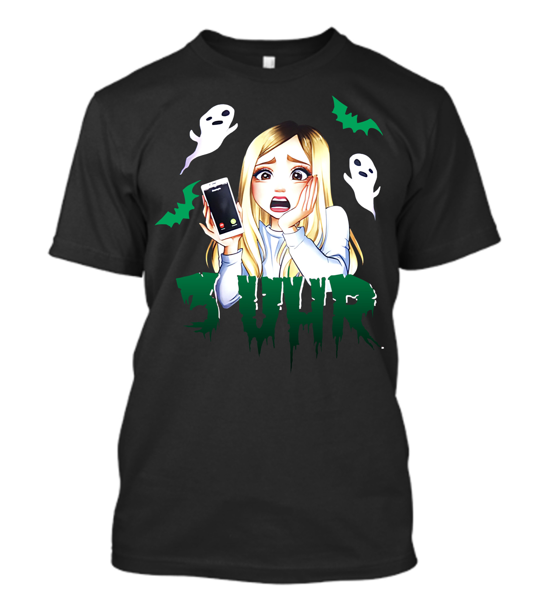 Rebekah Wing 3 Uhr Nachts Ghosts And Bats Phone Scare T-Shirt