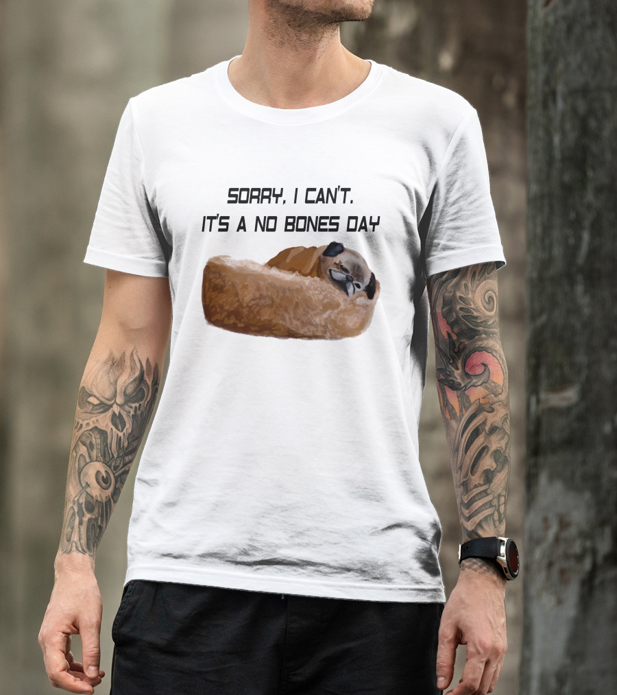Sorry I Can't It's A No Bones Day T-Shirt