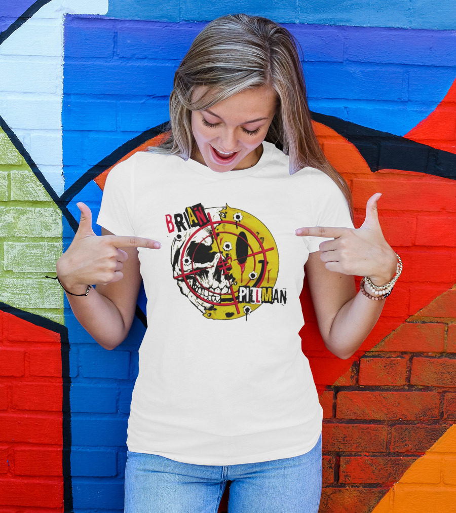BRIAN PILLMAN TARGET SKULL HEADBANG T-Shirt