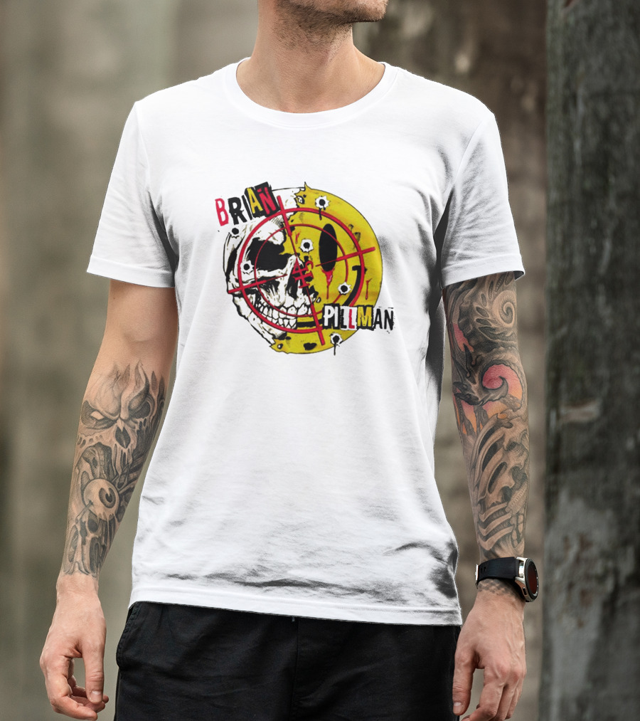 BRIAN PILLMAN TARGET SKULL HEADBANG T-Shirt