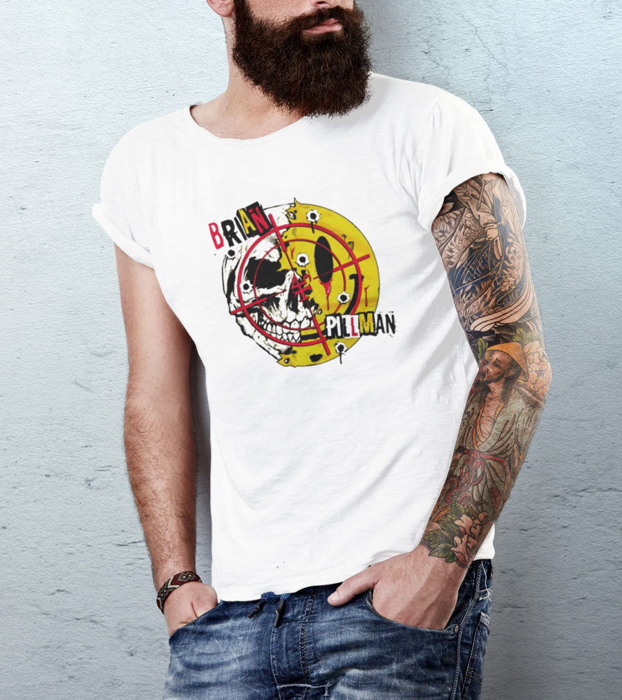 BRIAN PILLMAN TARGET SKULL HEADBANG T-Shirt