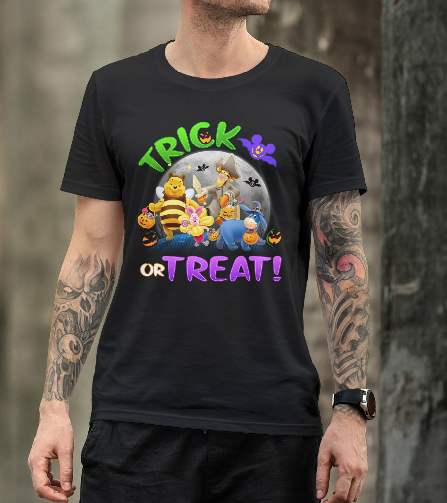 Trick Or Treat Winnie The Pooh Halloween Costumes T-Shirt