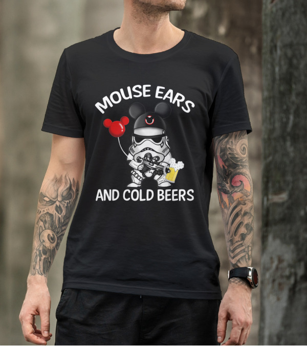 Mouse Ears And Cold Beers Stormtrooper T-Shirt