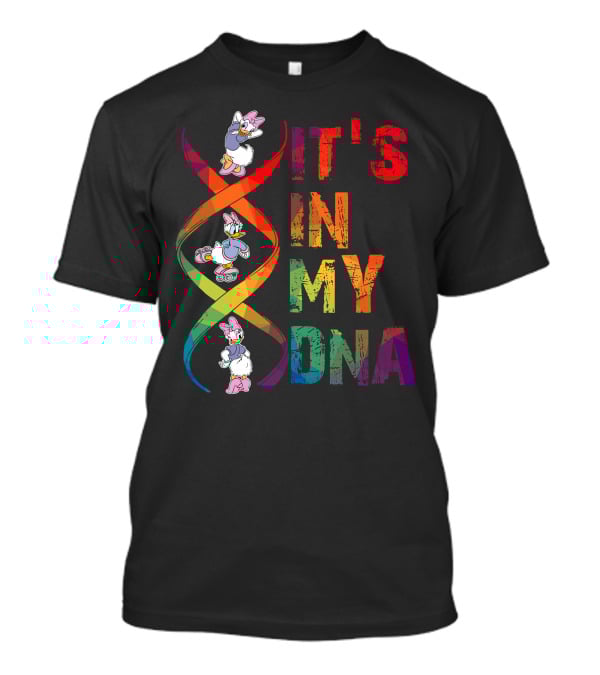 Daisy Duck It's In My Dna Rainbow Spiral T-Shirt