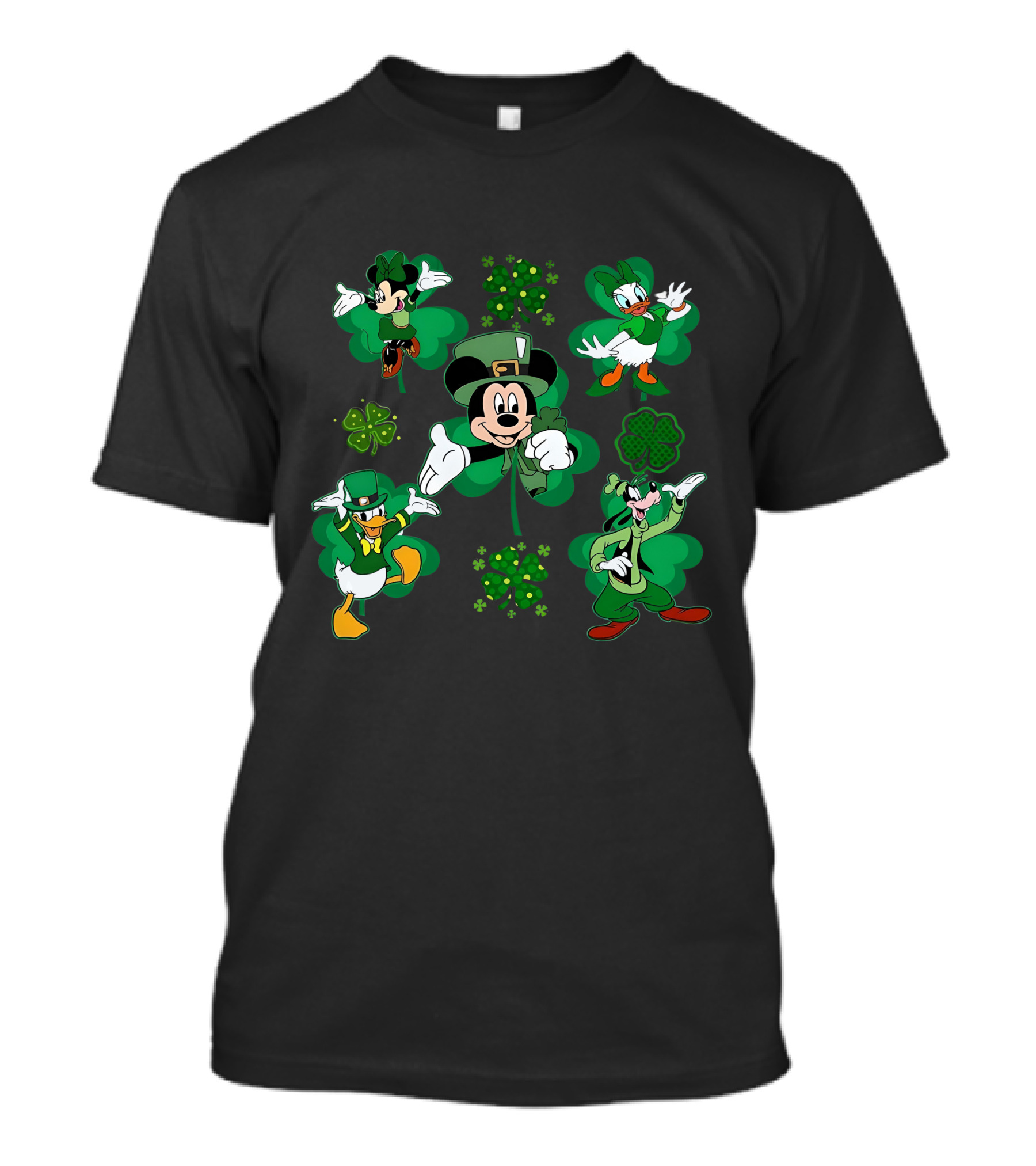 Mickey Friends St. Patrick's Day Shamrock Celebration T-Shirt