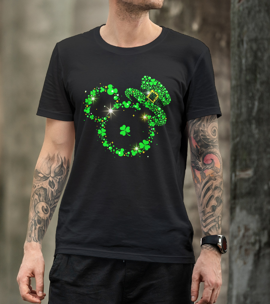Mickey St Patricks Day Green Shamrock Hat Celebration T-Shirt
