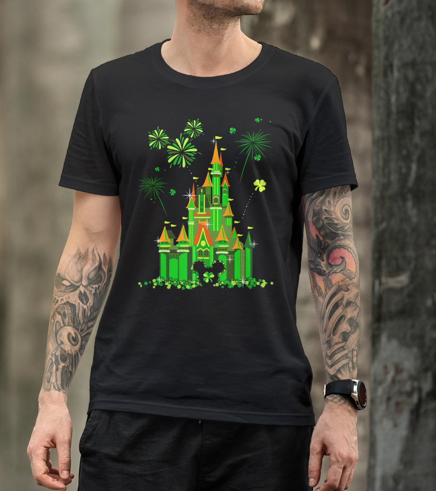 PATRICK CASTLE SHAMROCK FIREWORKS T-Shirt