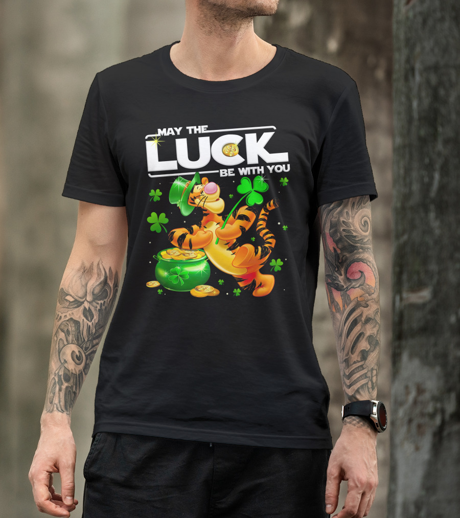 May The Luck Be With You Tigger T-Shirt
