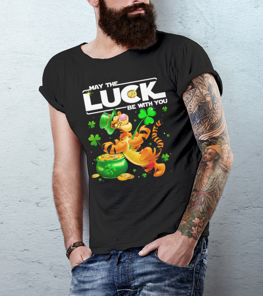 May The Luck Be With You Tigger T-Shirt