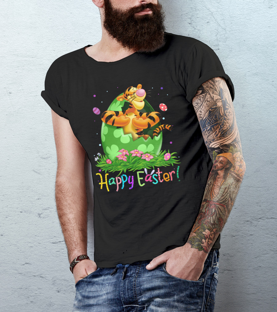 Tigger Happy Easter Egg Hunt Celebration T-Shirt