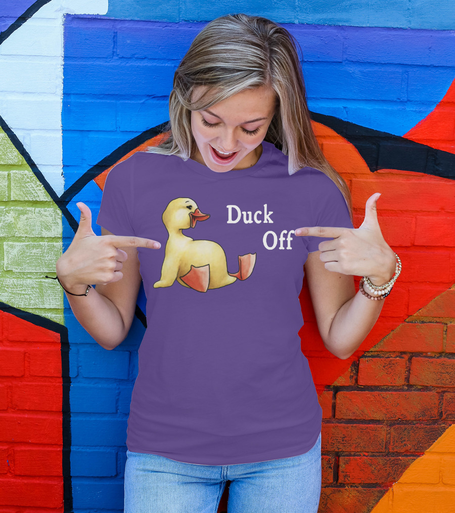 Duck Off Funny Sitting Duck T-Shirt