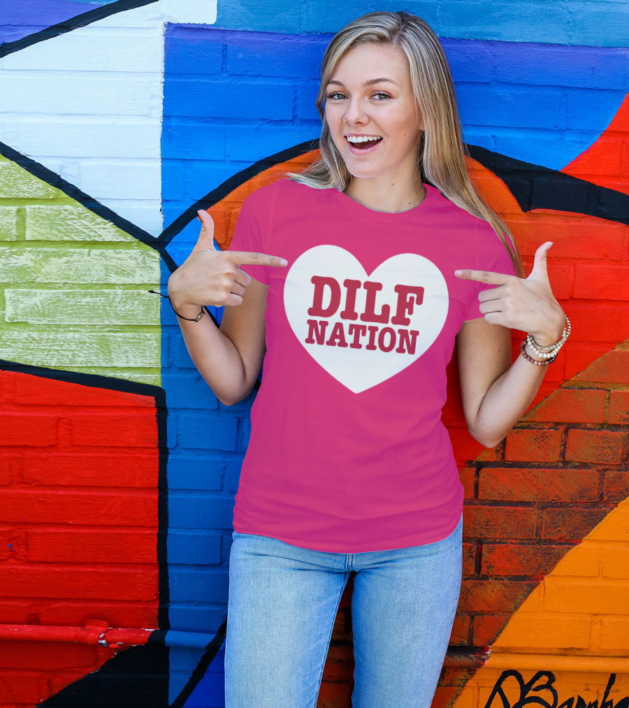 DILF NATION Heart Classic T-Shirt