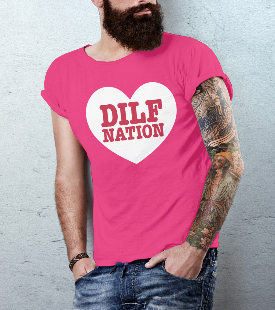 DILF NATION Heart Classic T-Shirt