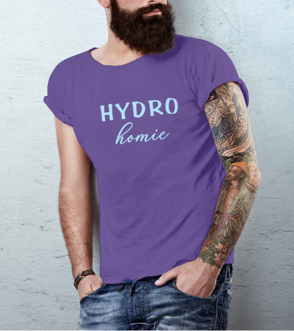 Hydro Homie Water Lover Womens H2o T-Shirt