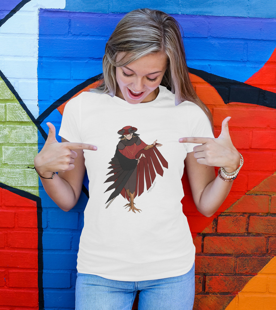 Wolfythewitch Philza Red Raven Aesthetic Fan T-Shirt