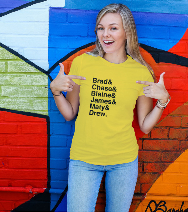 Brad Chase Blaine James Maty Drew 573 Tees Collaboration T-Shirt