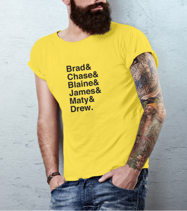Brad Chase Blaine James Maty Drew 573 Tees Collaboration T-Shirt